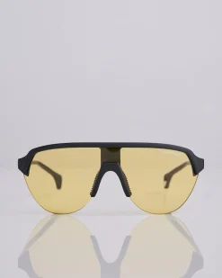 New District Vision Nagata Speed Blade Sunglass Black Yellow