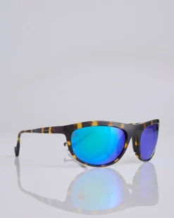 Discount District Vision Takeyoshi Altitude Master Sunglass Tortoise D+ Bue Mirror