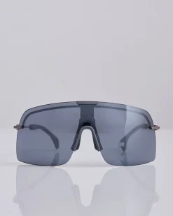 Hot District Vision Yusuke Alpine Blade Titanium Sunglass Graphite D+ Onyx Mirror