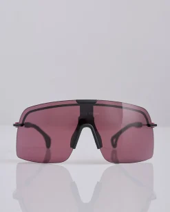 Fashion District Vision Yusuke Alpine Blade Ti Sunglass Black D+ Black Rose