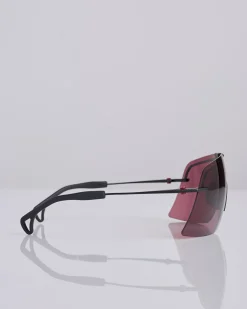 Fashion District Vision Yusuke Alpine Blade Ti Sunglass Black D+ Black Rose