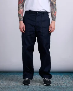 Hot Engineered Garments Fatigue Pant CL Java Cloth Dk. Navy
