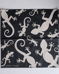 Online Engineered Garments Printed Bandana Gecko Black