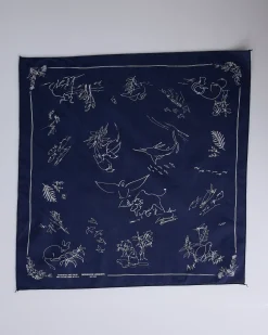Fashion Engineered Garments Printed Bandana Animal Navy