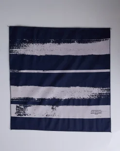 Clearance Engineered Garments Printed Bandana Stripe Navy