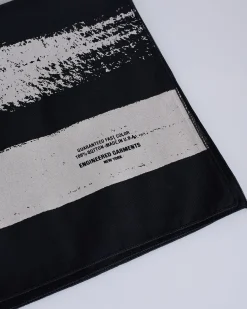 New Engineered Garments Printed Bandana Stripe Black