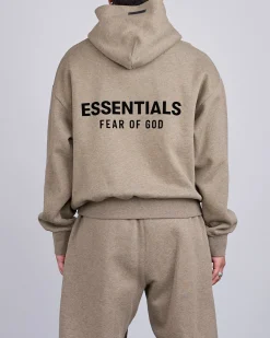 Best Fear of God Essentials Classic Hoodie Bevel Homestead Heather