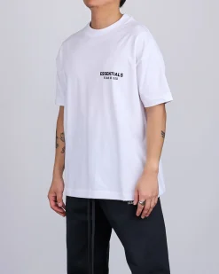 Clearance Fear of God Essentials Classic T-Shirt Bevel Bright White