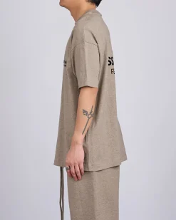 Sale Fear of God Essentials Classic T-Shirt Bevel Homestead Heather