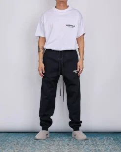 New Fear of God Essentials Classic Sweatpant Bevel Jet Black