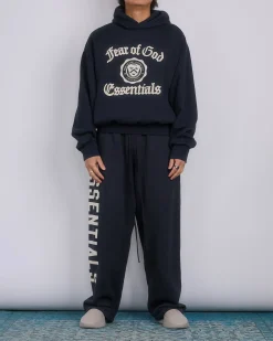 Best Fear of God Essentials Heavy Fleece Relaxed Sweatpant Black