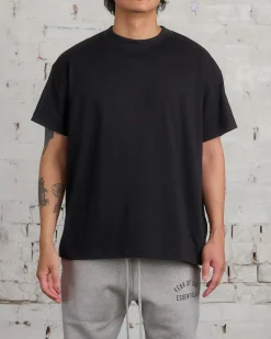 New Fear of God Essentials 3-Pack Tri-Blend Tee Black