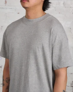 New Fear of God Essentials 3-Pack Tri-Blend Tee Dark Heather