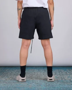 Discount Fear of God Essentials Soccer Short Bevel Jet Black