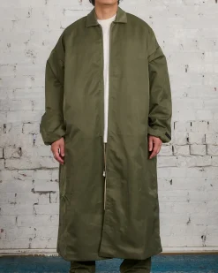 Best Fear of God Essentials Textured Nylon Trench Coat Military