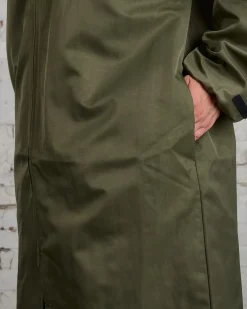 Best Fear of God Essentials Textured Nylon Trench Coat Military