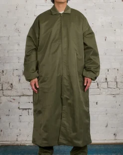 Best Fear of God Essentials Textured Nylon Trench Coat Military