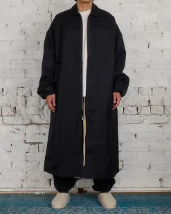 Discount Fear of God Essentials Textured Nylon Trench Coat Black