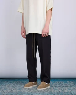 Discount Fear of God Nylon Track Pant Black