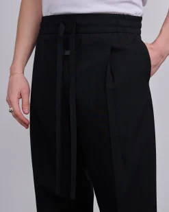 New Fear of God Oxford Drawstring Eternal Pant Black