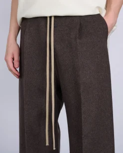 Hot Fear of God Single Pleat Wide Double Cashmere Pant Mocha
