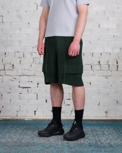 Best HOMME PLISSÉ ISSEY MIYAKE Pleats June Cargo Short Deep Green