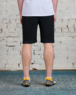 Outlet HOMME PLISSÉ ISSEY MIYAKE Pleats August Short Black