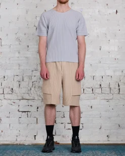 Online HOMME PLISSÉ ISSEY MIYAKE Pleats June Cargo Short Shell Beige