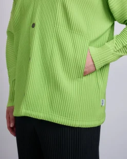 Best HOMME PLISSÉ ISSEY MIYAKE Pleats March Snap Jacket Fresh Green