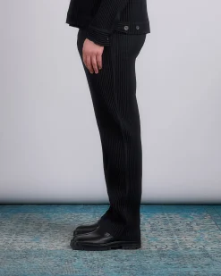 Hot HOMME PLISSÉ ISSEY MIYAKE Wool Like Light Pant Black