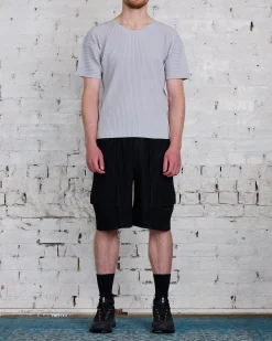 Best HOMME PLISSÉ ISSEY MIYAKE Pleats June Cargo Short Black