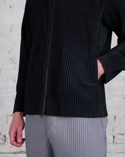 Best HOMME PLISSÉ ISSEY MIYAKE Pleats June Cargo Jacket Black
