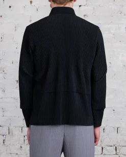 Best HOMME PLISSÉ ISSEY MIYAKE Pleats June Cargo Jacket Black