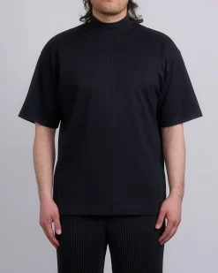 Fashion HOMME PLISSÉ ISSEY MIYAKE High Neck T-Shirt Black