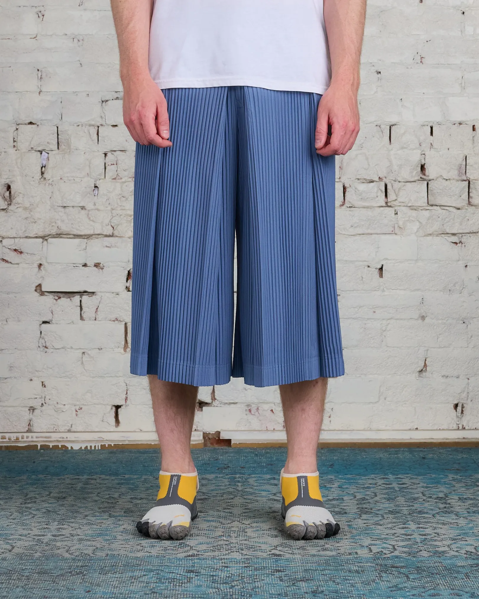 Hot HOMME PLISSÉ ISSEY MIYAKE Pleats August Relax Pant Blue Gray