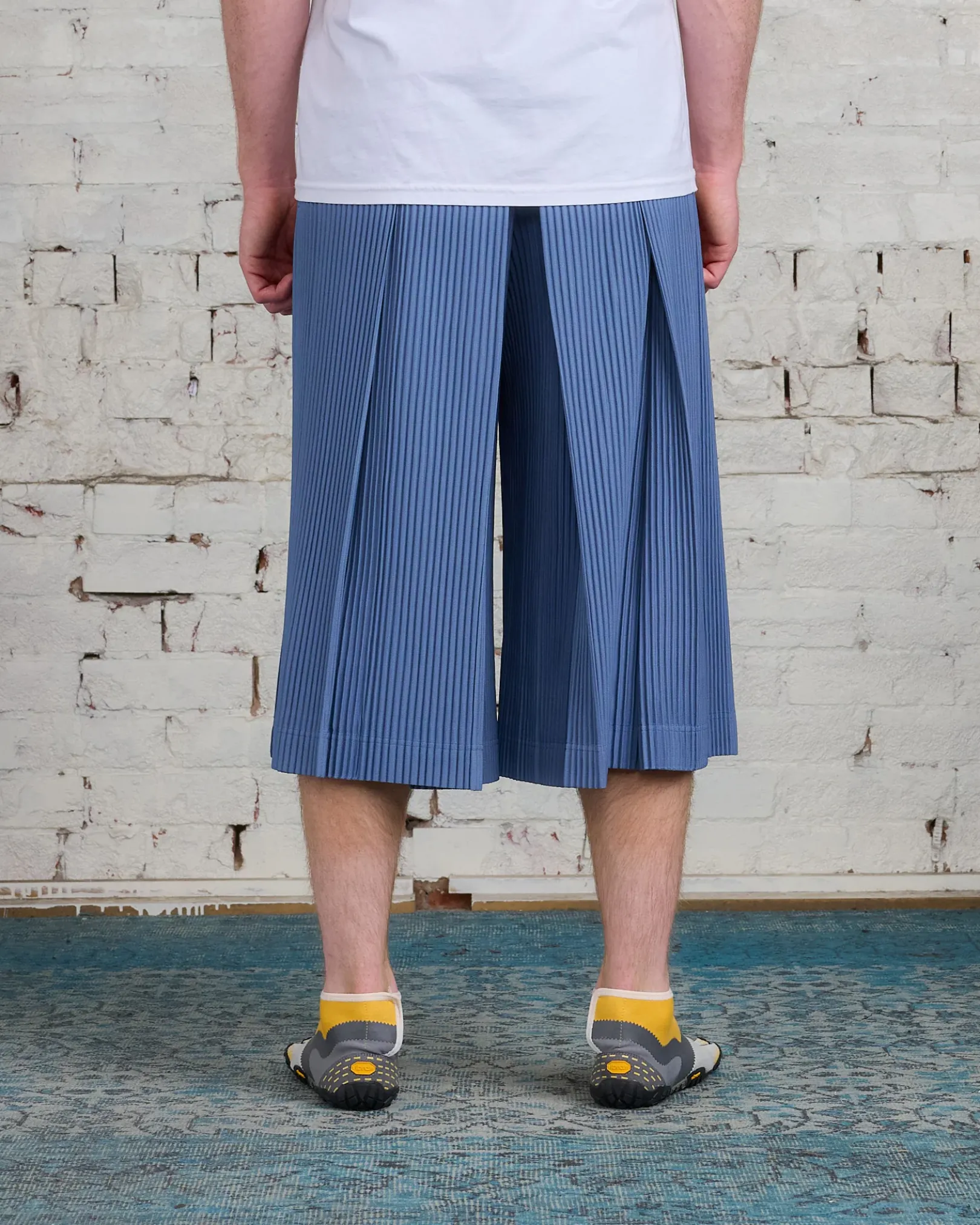 Hot HOMME PLISSÉ ISSEY MIYAKE Pleats August Relax Pant Blue Gray