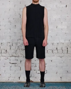 Best HOMME PLISSÉ ISSEY MIYAKE Pleats May Short Black