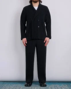 Hot HOMME PLISSÉ ISSEY MIYAKE Pleats January Straight Pant Black