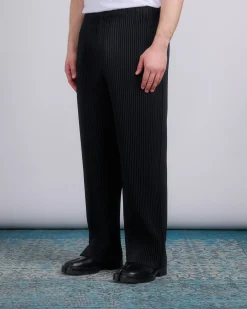 Hot HOMME PLISSÉ ISSEY MIYAKE Pleats January Straight Pant Black