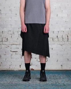 Best HOMME PLISSÉ ISSEY MIYAKE Pleats June Recatangle Skirt Coke Grey