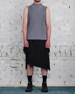 Best HOMME PLISSÉ ISSEY MIYAKE Pleats June Recatangle Skirt Coke Grey