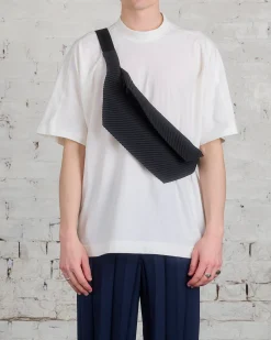 Outlet HOMME PLISSÉ ISSEY MIYAKE Issey Miyake Homme Plisse Pleats Crossbody Bag Black