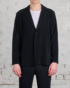 Sale HOMME PLISSÉ ISSEY MIYAKE Issey Miyake Homme Plisse Basics Blazer Black