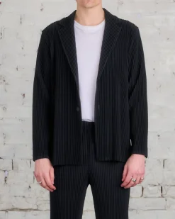 Sale HOMME PLISSÉ ISSEY MIYAKE Issey Miyake Homme Plisse Basics Blazer Black
