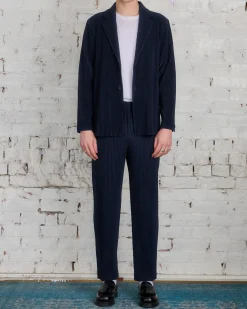 Discount HOMME PLISSÉ ISSEY MIYAKE Issey Miyake Homme Plisse Basics Blazer Navy