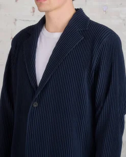 Discount HOMME PLISSÉ ISSEY MIYAKE Issey Miyake Homme Plisse Basics Blazer Navy