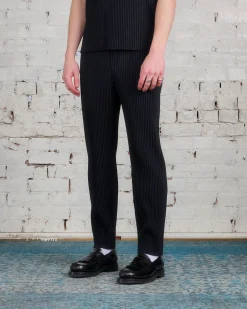 Sale HOMME PLISSÉ ISSEY MIYAKE Issey Miyake Homme Plisse Basics Straight Pant Black