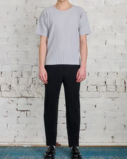 Best HOMME PLISSÉ ISSEY MIYAKE Issey Miyake Homme Plisse Basics Crew T-Shirt Light Grey