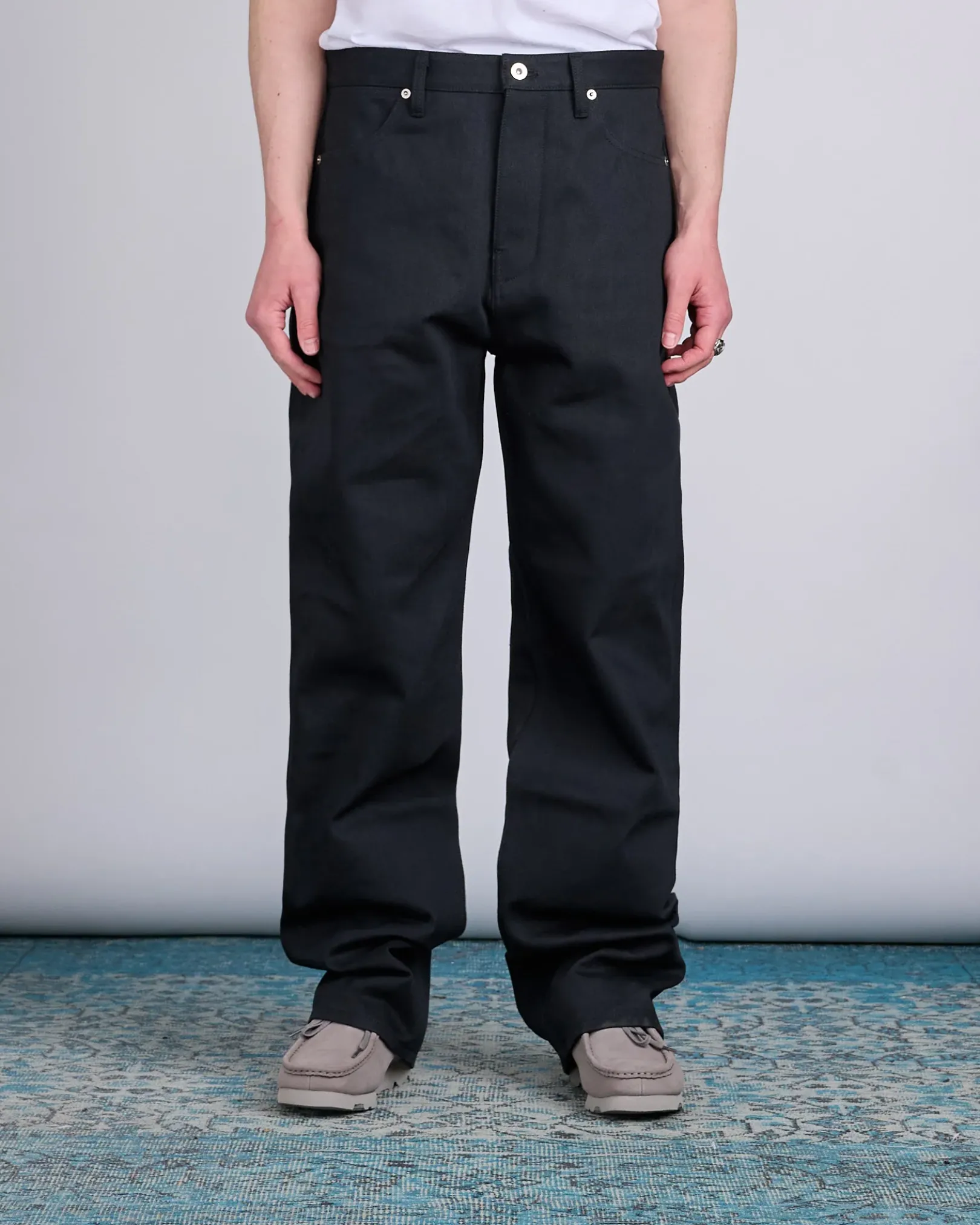 Hot Jil Sander Denim 01 Loose Trouser Jean Black