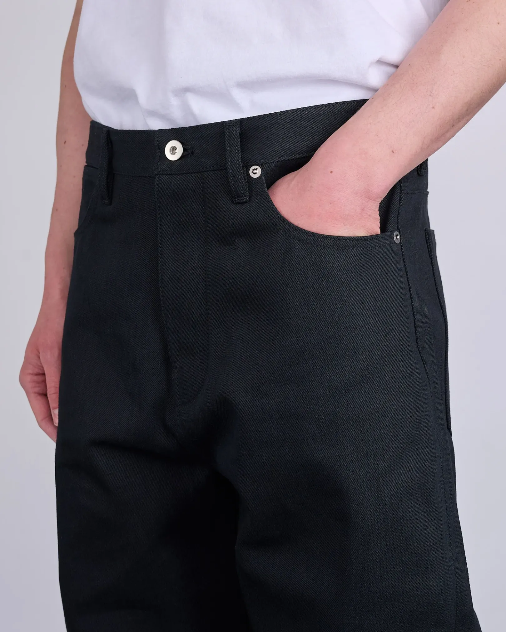 Hot Jil Sander Denim 01 Loose Trouser Jean Black